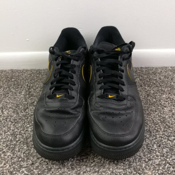 Nike Air Force 1 \'07 Black University Gold Sneakers Mens Size 13 main image 6